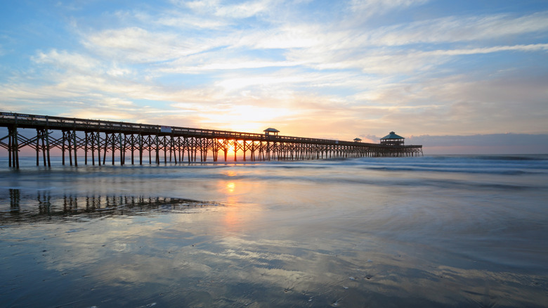 The pier at Folly Beach