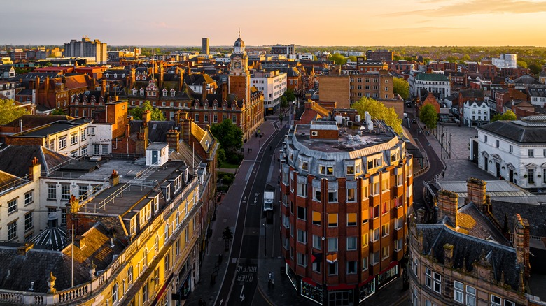 View of Leicester, England, UK