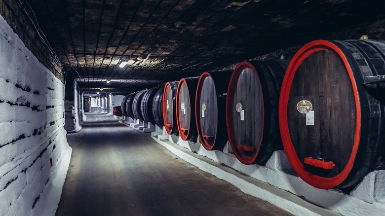 Moldova wine cellar