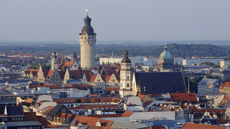 Leipzig skyline