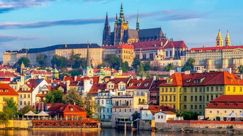 Vltava River and Prague Castle