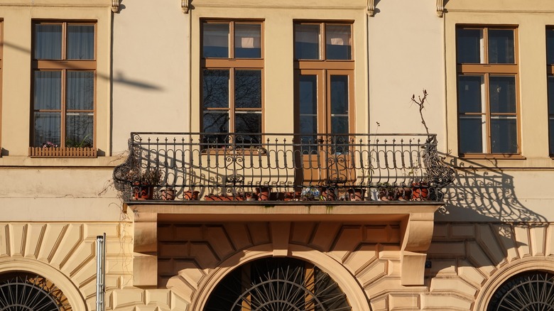 Building facade in Karlín