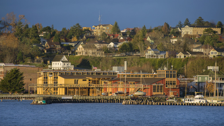 port town view from water