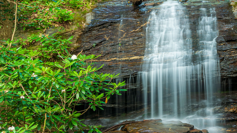 Uppe DeSoto Falls, Dahlonega, Georgia