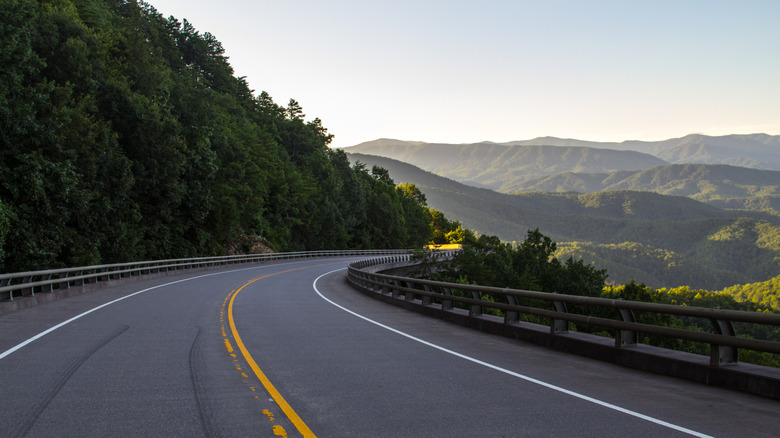 View from the Foothills Parkway in summer