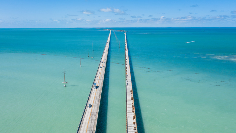 Aerial view of Overseas Highway