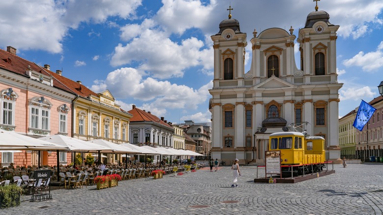 Union Square in Timisoara