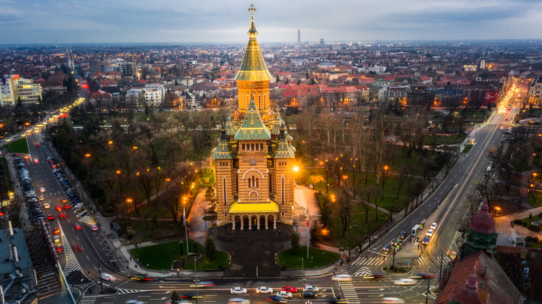 Cathedral in Timisoara, Romania