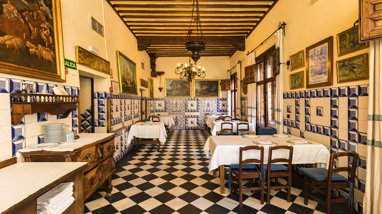 interior dining room Restaurant Botin