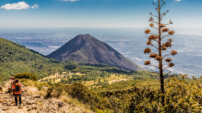 The view from the nearby Santa Ana volcano.