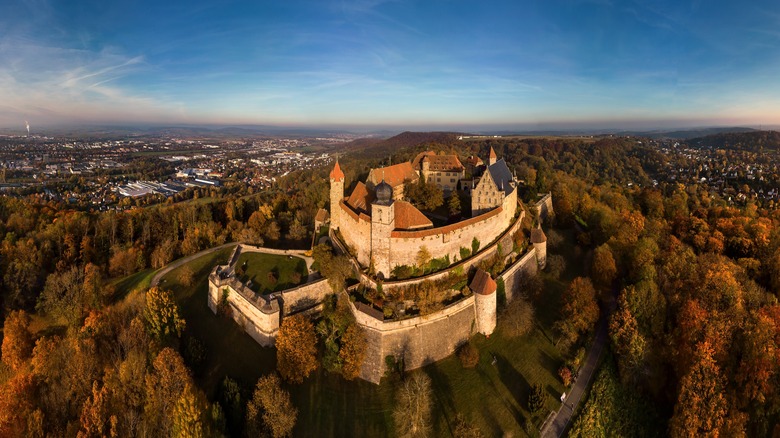 The Veste Coburg overlooks the town of Coburg