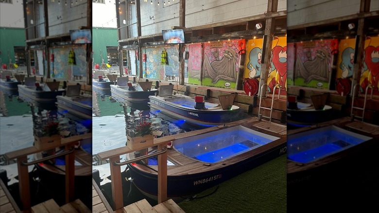 Hot Tub Boats docked in Seattle, Washington