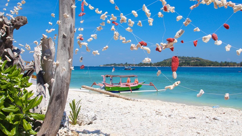 A Gili beach off the coast of Bali