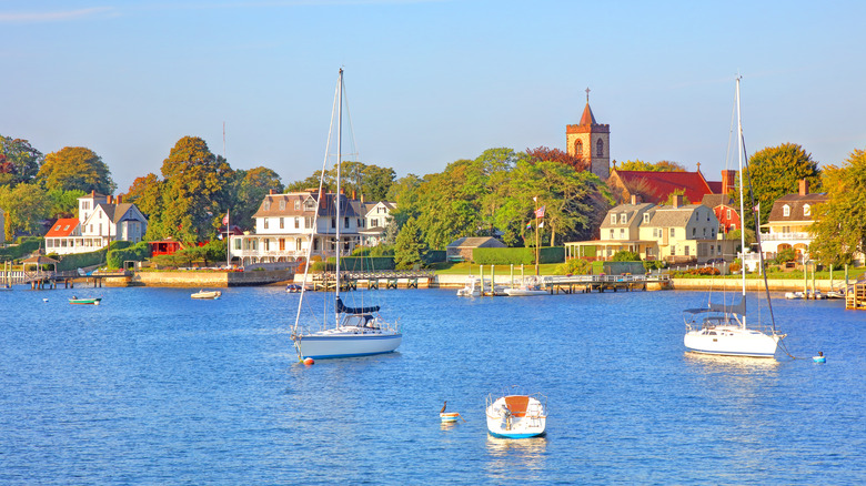 Boats in Newport