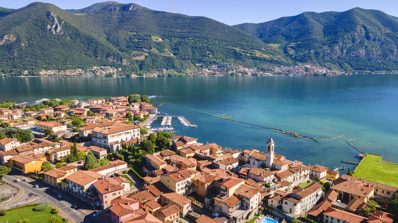 Clusane on Lake Iseo