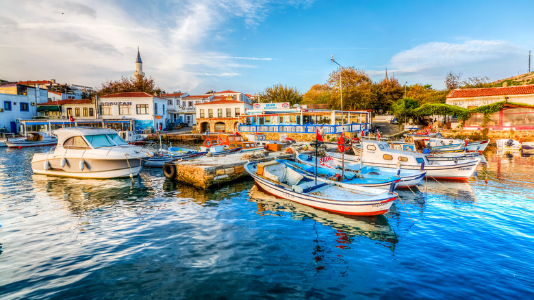 Marina in Bozcaada, Turkey