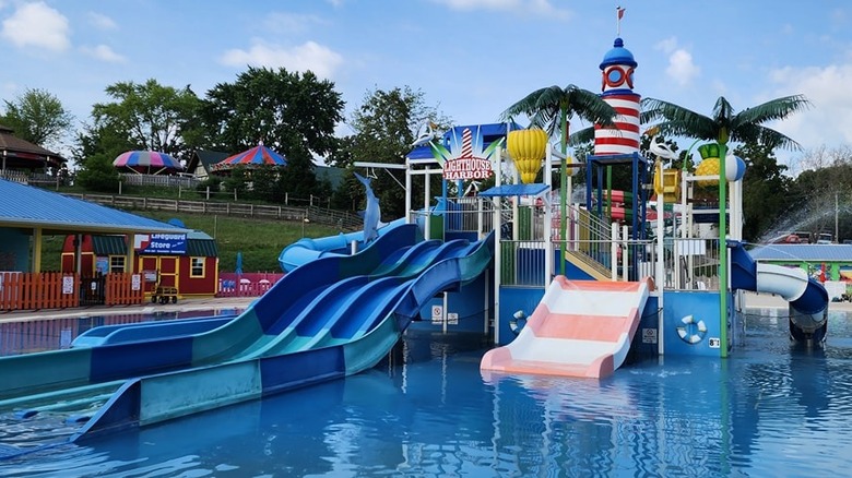 Water slide at Santa's Village Amusement & Water Park