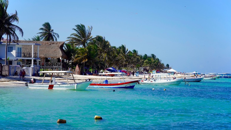 Waterfront in Puerto Morelos