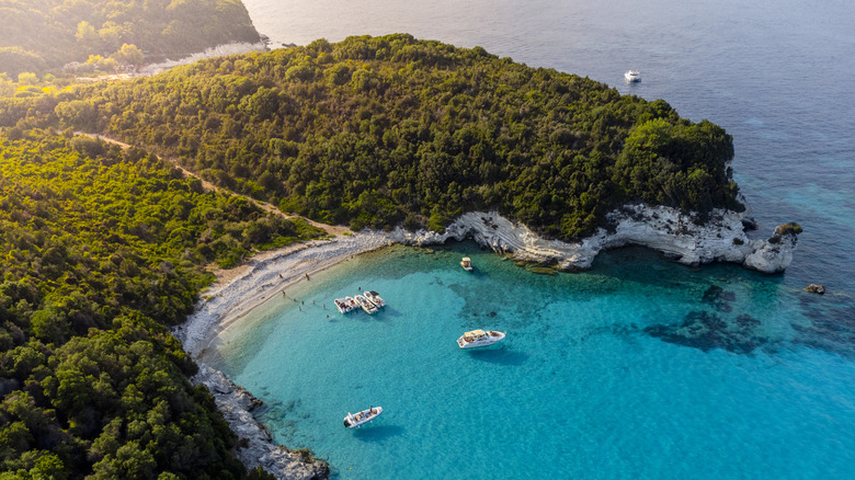 Aerial view of Antipaxos