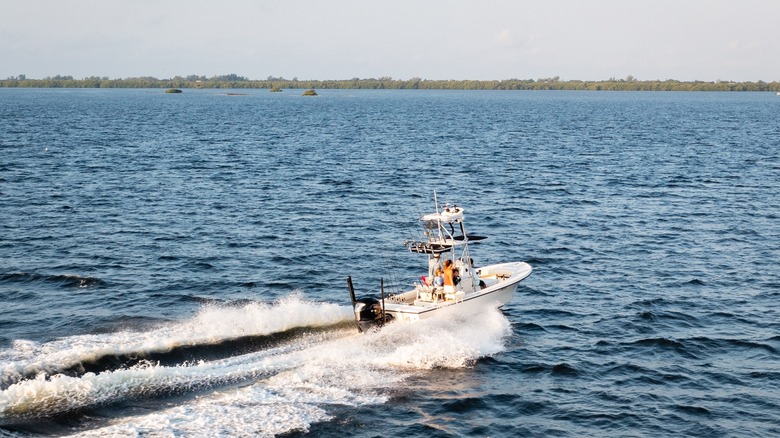 Fishing boat on the water