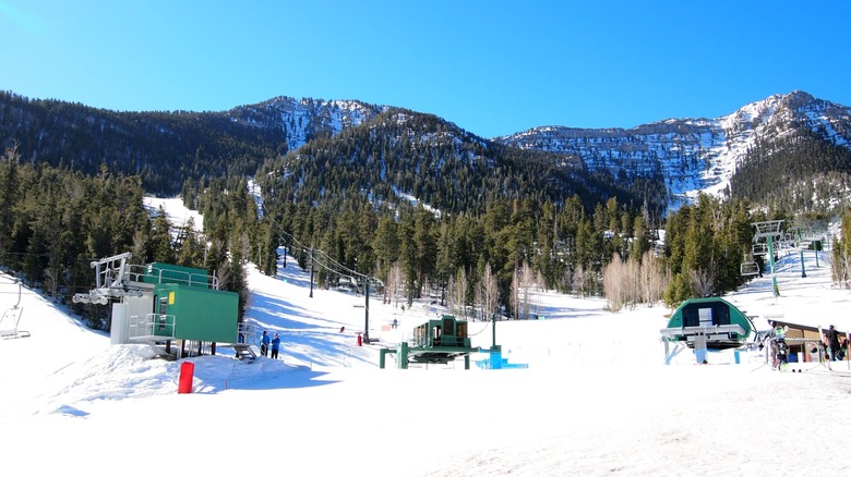 Lee Canyon ski resort near Mount Charleston