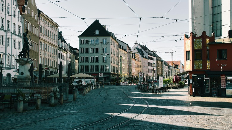 Streets in Augsburg, Germany