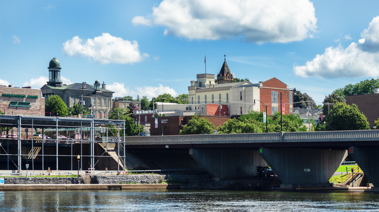 oswego city view with bridge