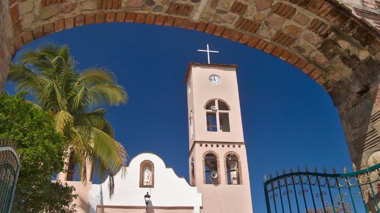 View of the church in El Tuito, Jalisco