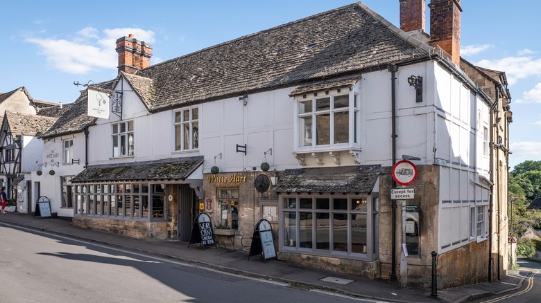 Facade of The White Hart Inn