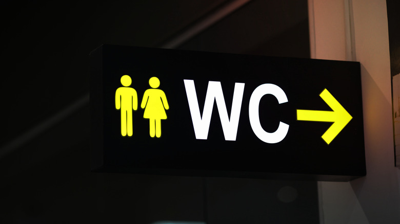 WC sign