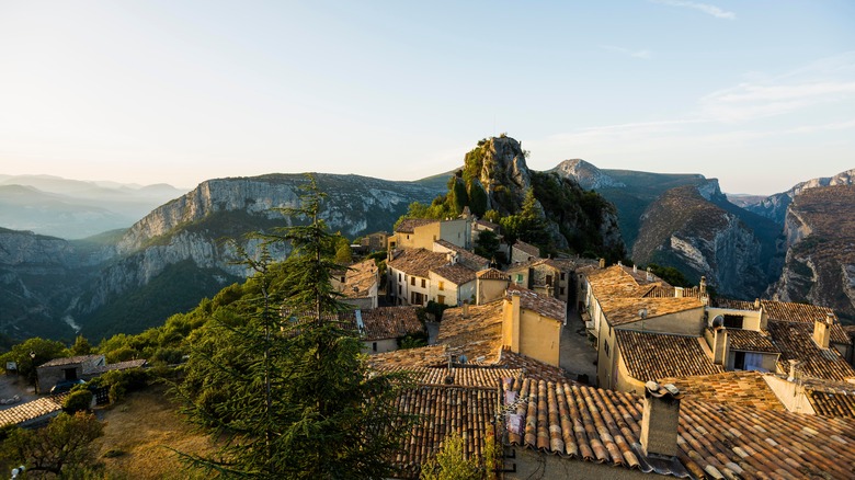 Village in the mountains