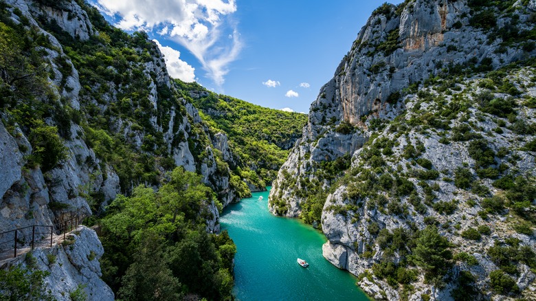 Ravine of the Verdon Gorge