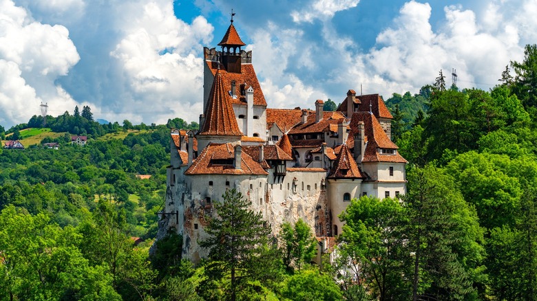 Bran castle in Brasov Transylvania