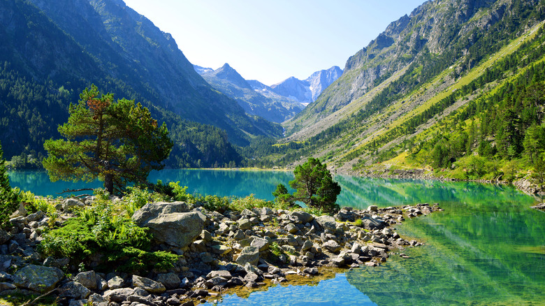 Glacial lake in the French Pyrenees