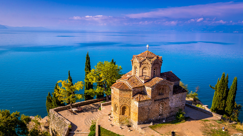 Lake Ohrid church