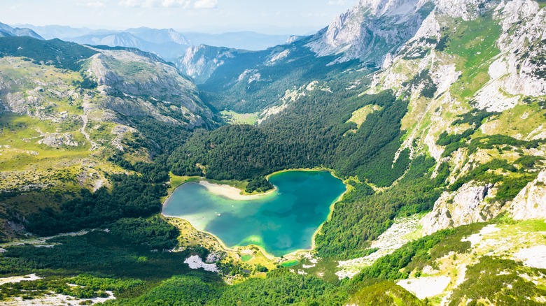 View of Sutjeska National Park in Bosnia