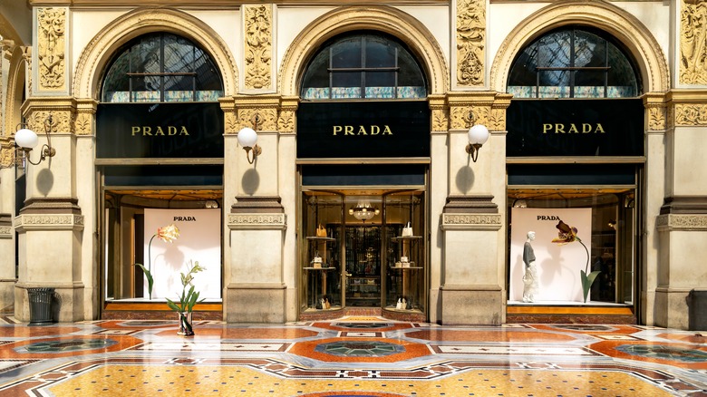 Prada store facade