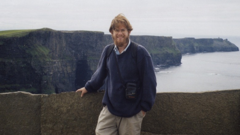 A picture of Cameron Hewitt in Ireland circa 1999