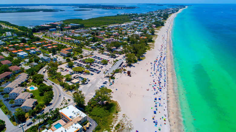 Aerial view of Anna Maria Island