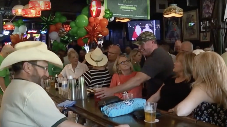 People drinking inside Kelly's Westport Inn