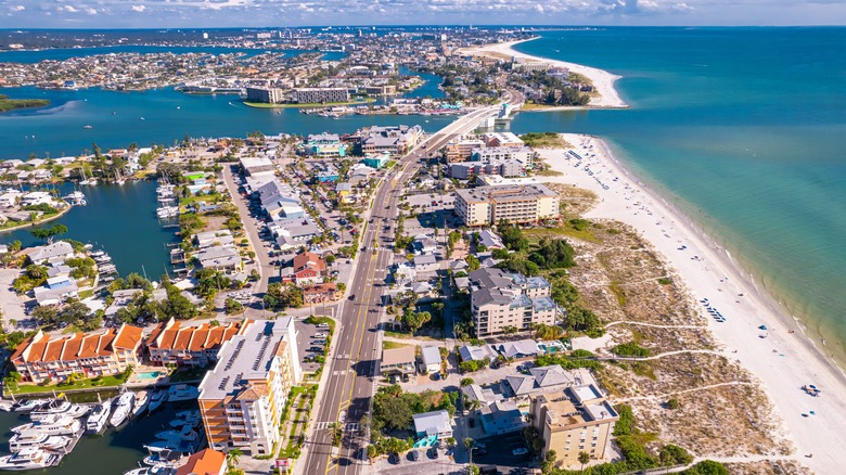 Madeira Beach and coastline