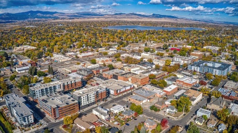 aerial view of Loveland, Colorado