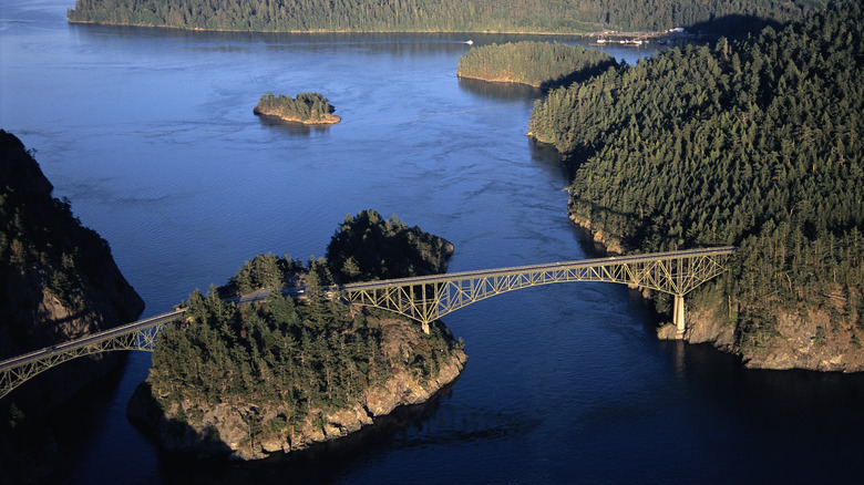 Whidbey Island Deception Pass bridge