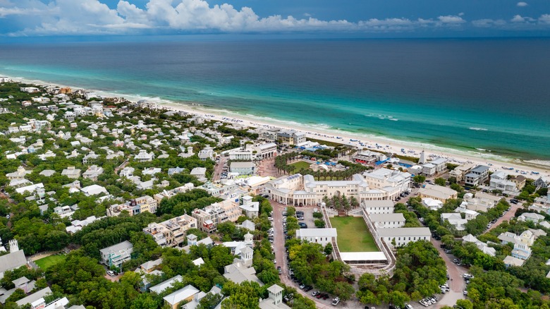 aerial view of Seaside, Florida