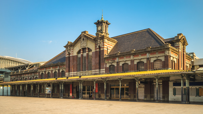 Japanese colonial Taichung Train Station on a sunny day