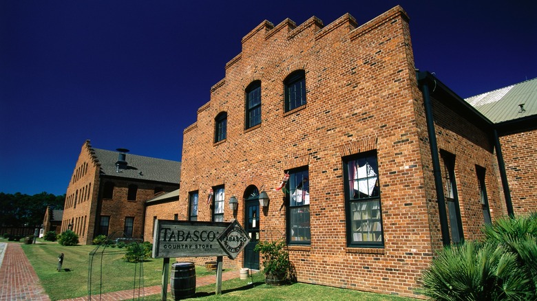 Tabasco country store building Avery Island Louisiana