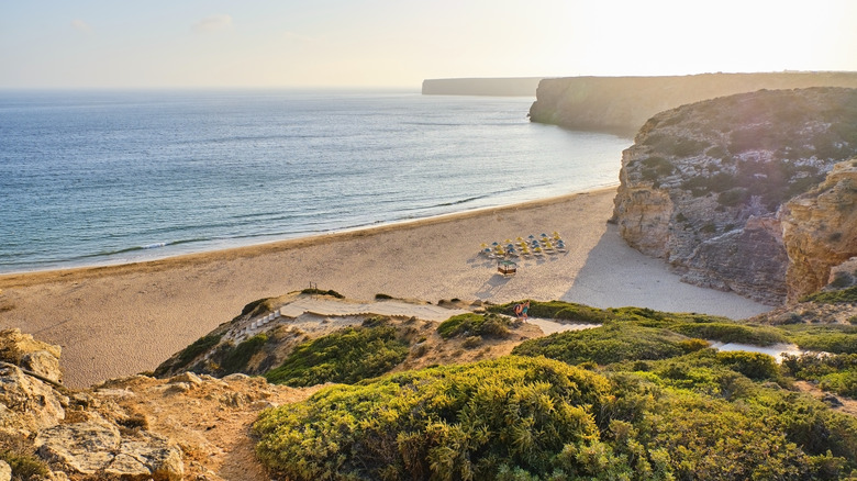 Secluded beach in Sagres, Portugal