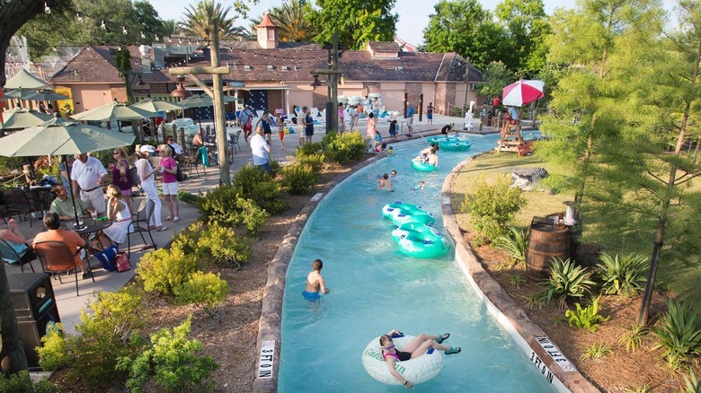 the lazy river at the Audubon Zoo in New Orleans