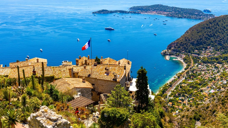 Panoramic view of Èze village France