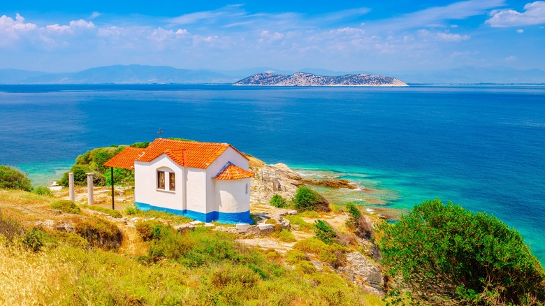 The island of Samothrace from Thassos